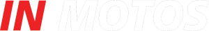 Logótipo da InMotos, a branco.