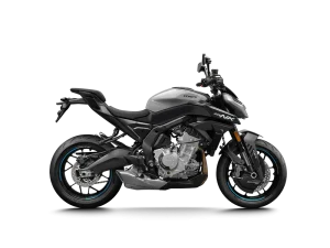 Moto 675NK em preto.