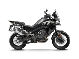 Moto 800MT Explore em preto.