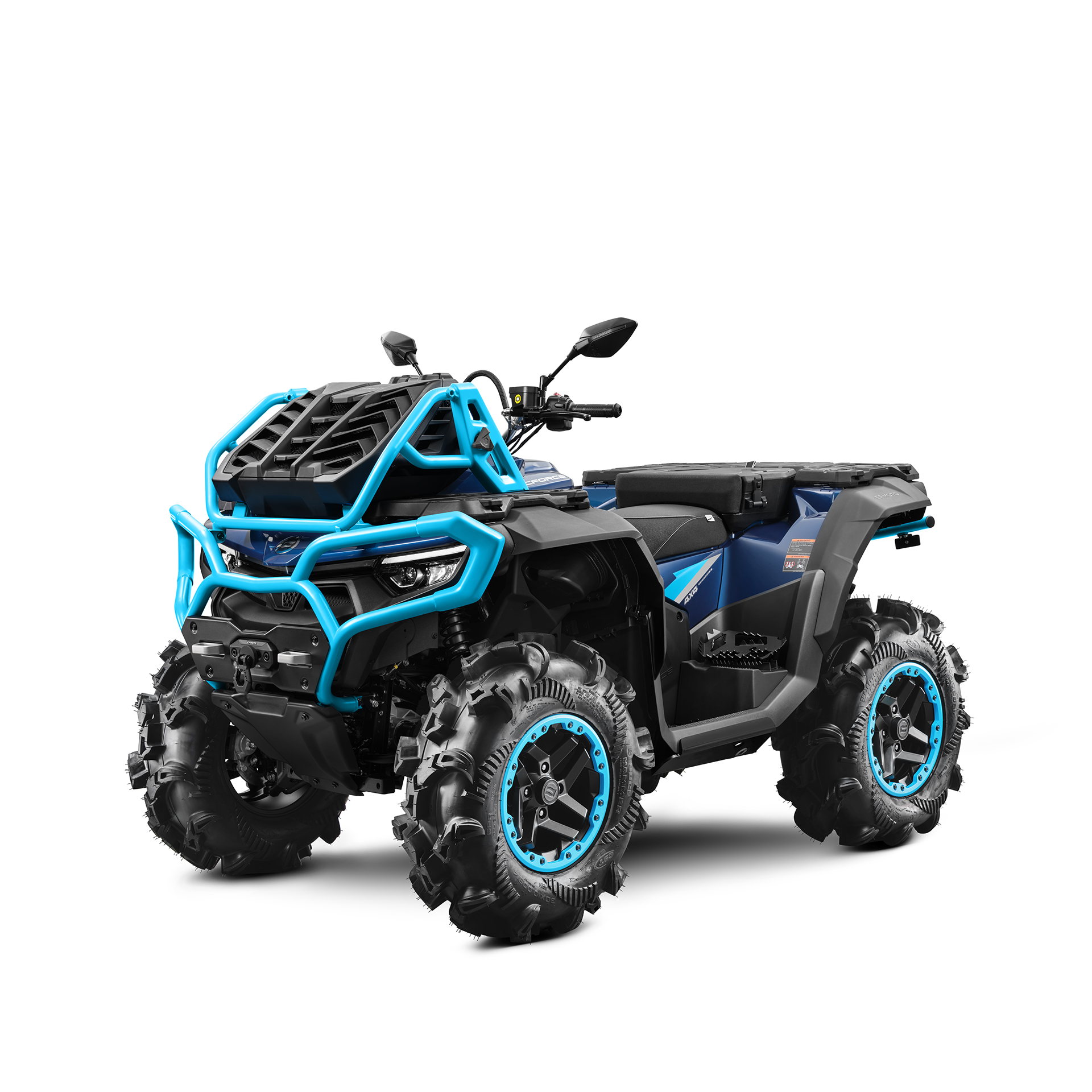 Moto CFORCE 1000 MV em azul.
