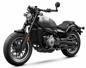 Moto 450CL-C em preto.