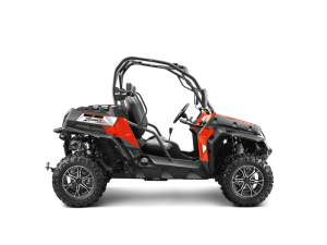 Moto ZFORCE 550 EX em laranja.